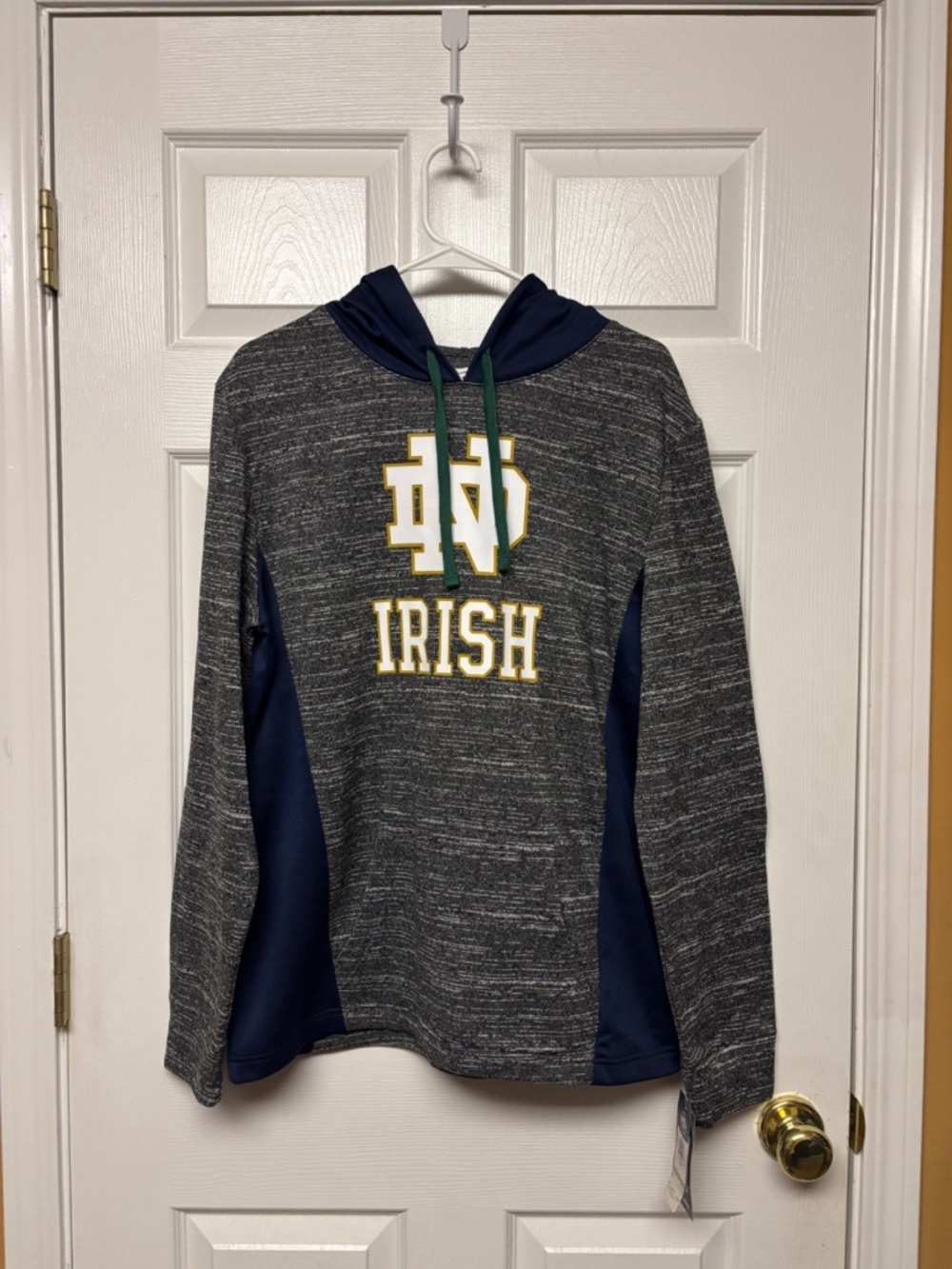 Notre Dame - Dark Gray Fanatic's Hoodie - New with Tags - Size: M